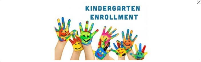 Kindergarten Enrollment Banner