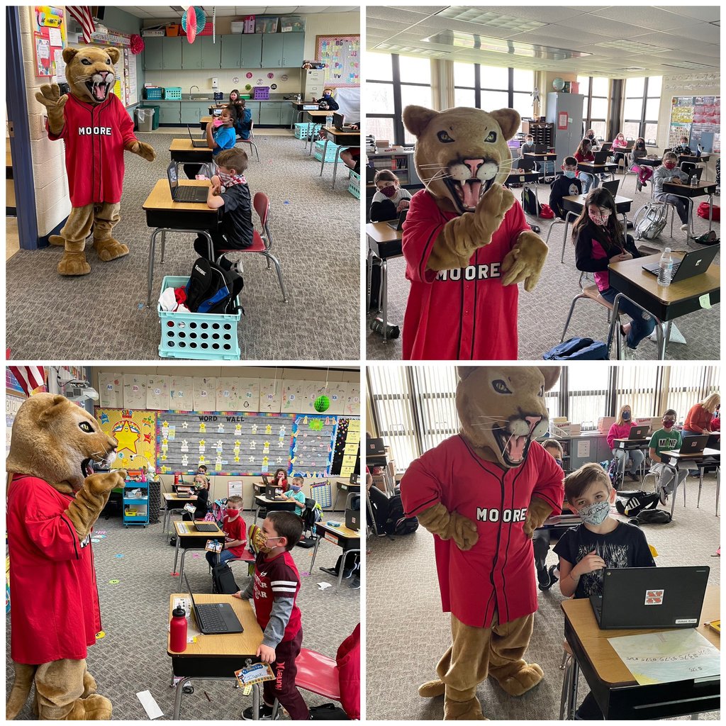 @MooreElemSchool  celebrated making it to Spring with our own version of #MarchMadness - playing Bingo w/ #Whiskers! We thank all of our #MountainLions for their hard work this year - enjoy the break!! #MoorePride #MooreKindness