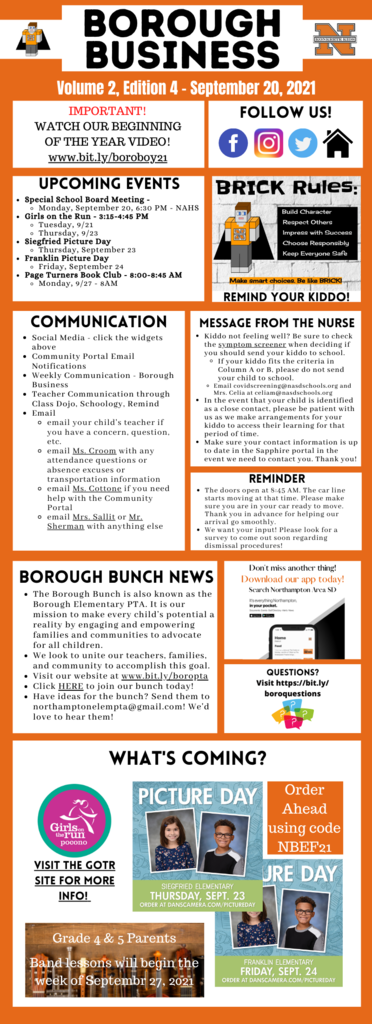 Borough Business