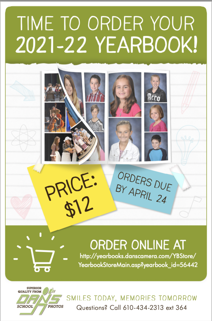 Orders due April 24th!