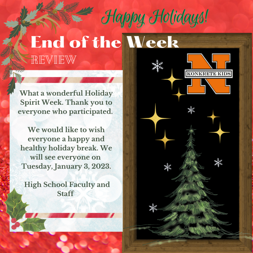NAHS End of the Week Review