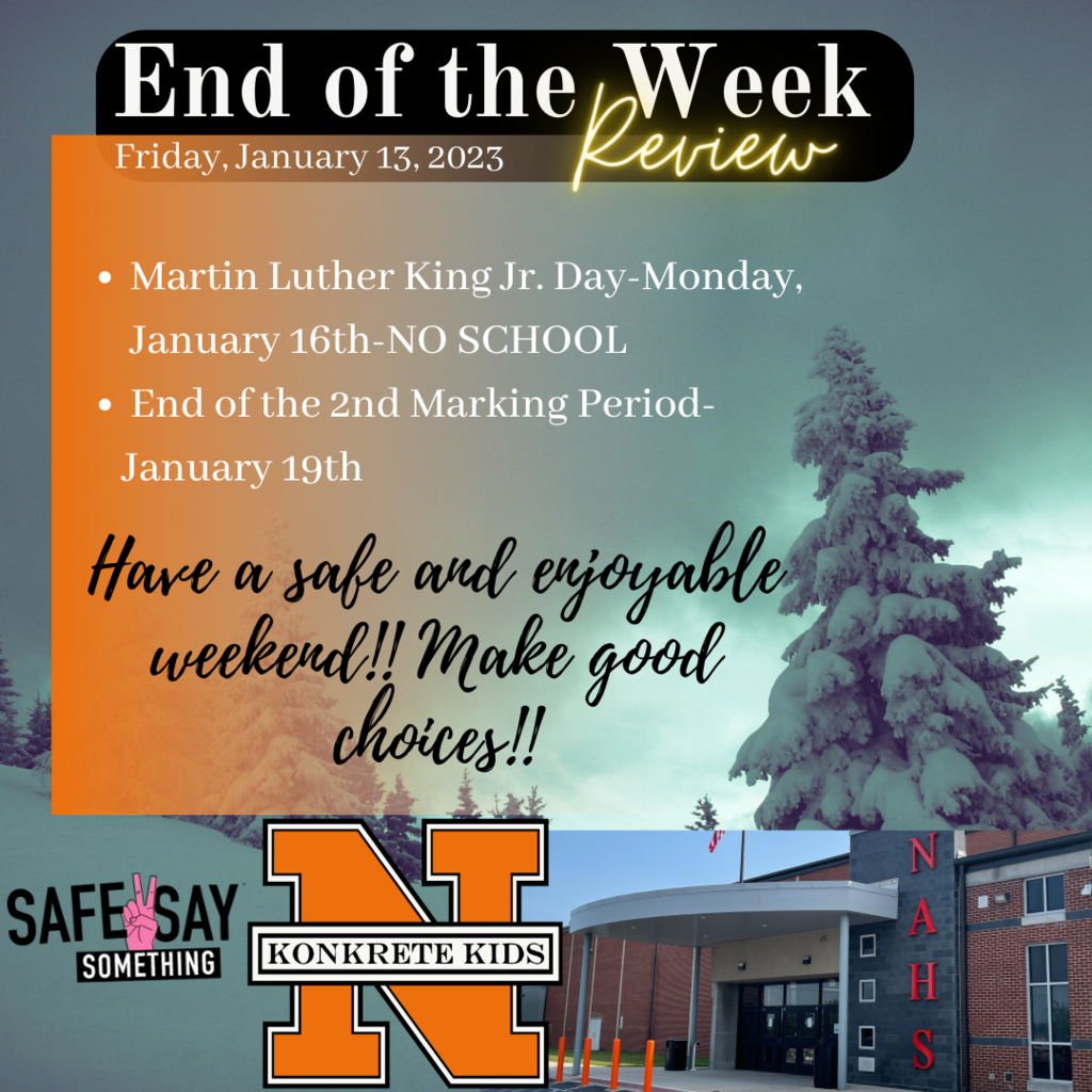 End of the Week Review January 13, 2023