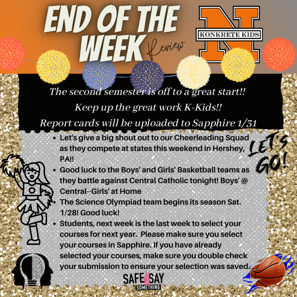 NAHS End of the Week Review January 27,  2023