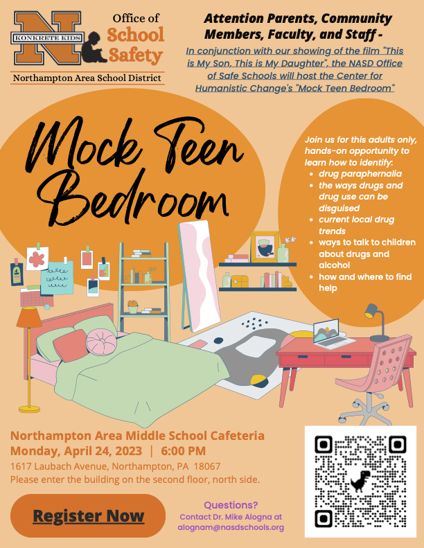 Mock Teen Bedroom event flyer thumbnail